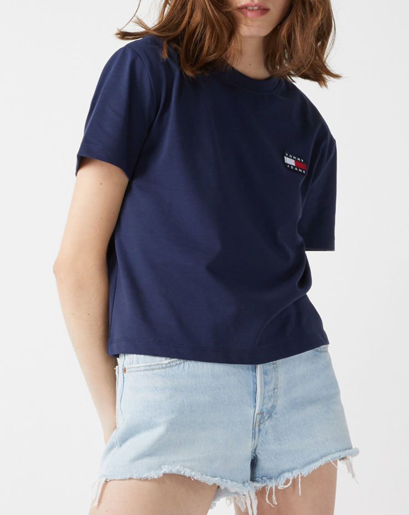 Tommy Jeans T-Shirt Tommy Badge bleu marine