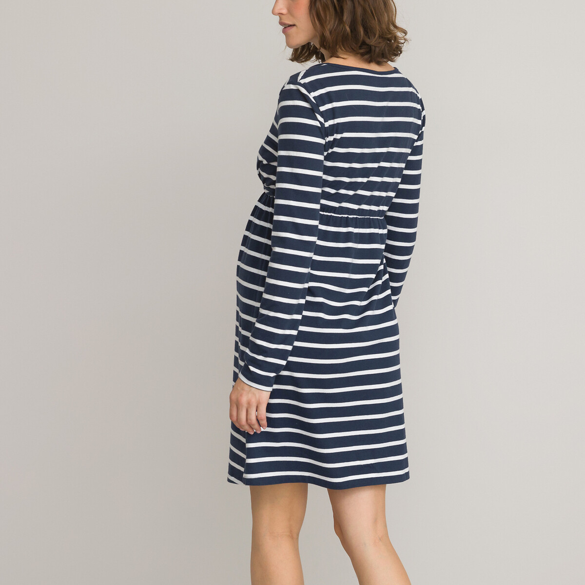 COLEÇÕES LA REDOUTE<br>Camisola de maternidade em algodão orgânico