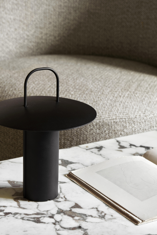 Audo Copenhagen Ray tafellamp LED oplaadbaar Black