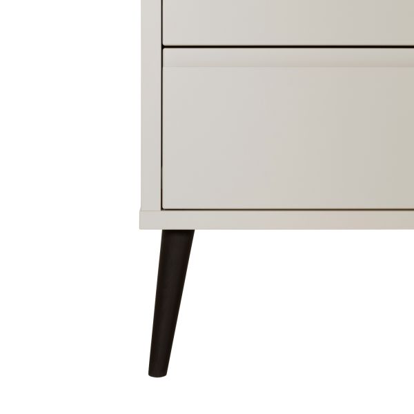 Europe Baby Sterre Commode - Oatmeal / Zwart