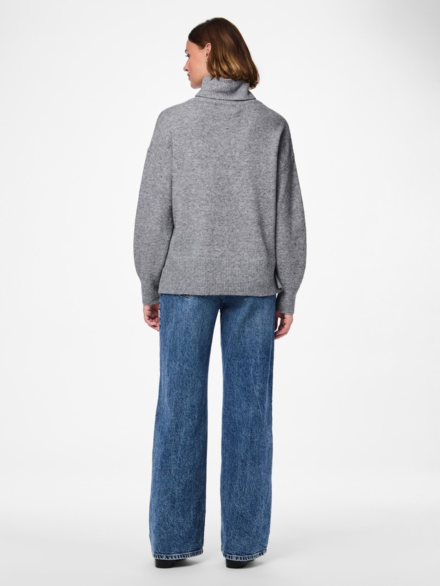 pieces Rollkragenpullover »PCMALOU LS ROLLNECK KNIT NOOS BC«