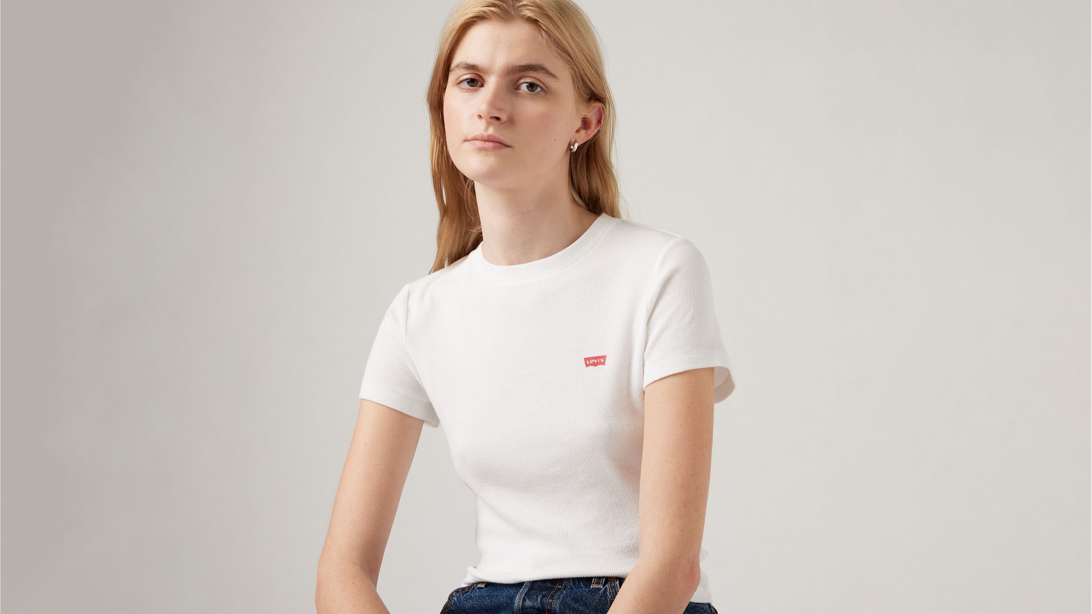 T-shirt sportif Essential - White + Cotton - Blanc