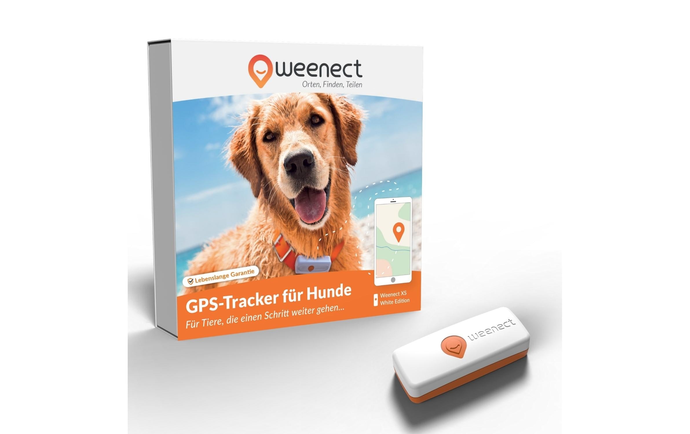GPS-Tracker »Weenect XS für Hunde Weiss«