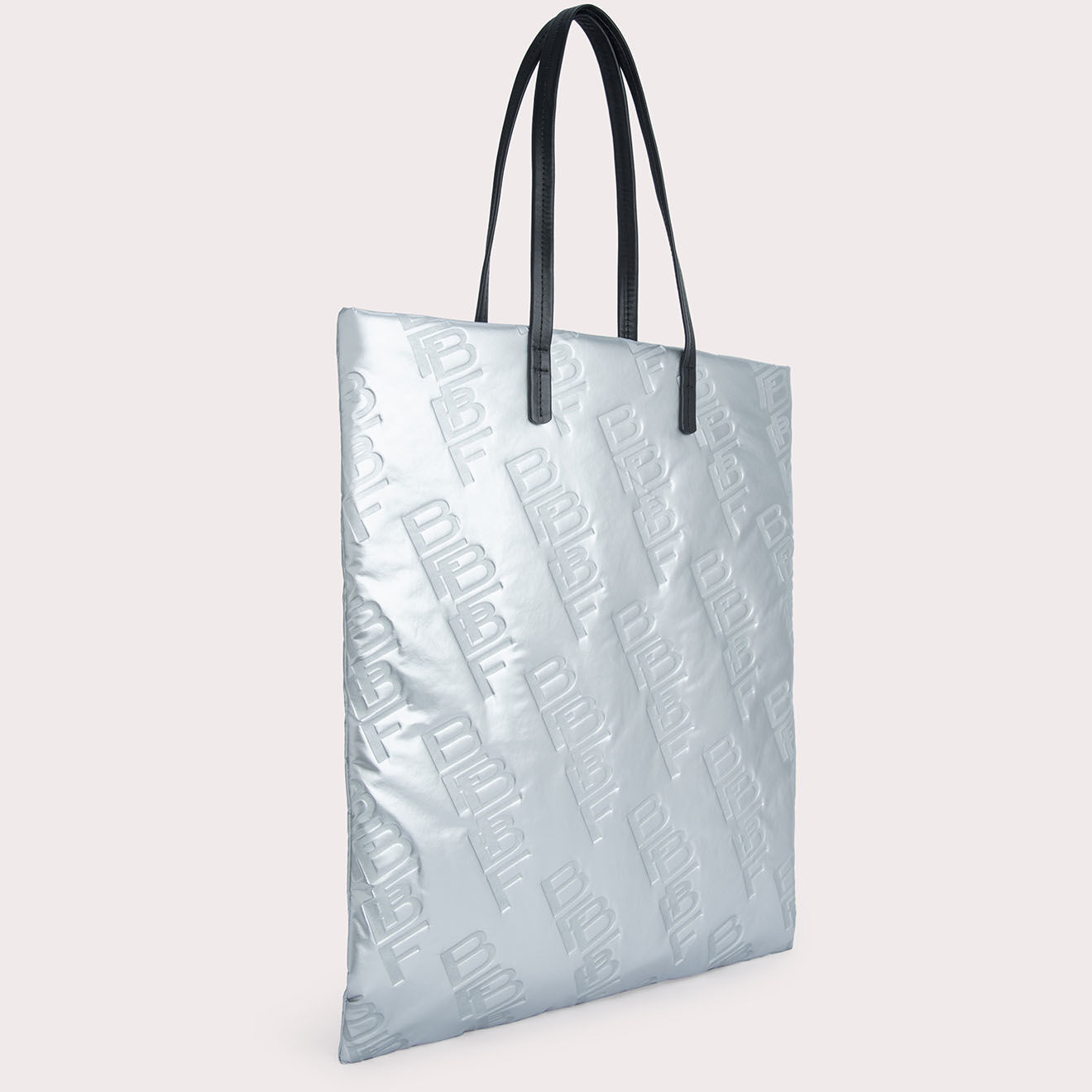 By Far Sac à main Slim Tote argenté -  46x39x2 cm