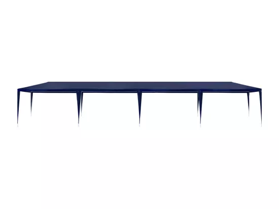 Tente de réception 3x12 m PE Bleu