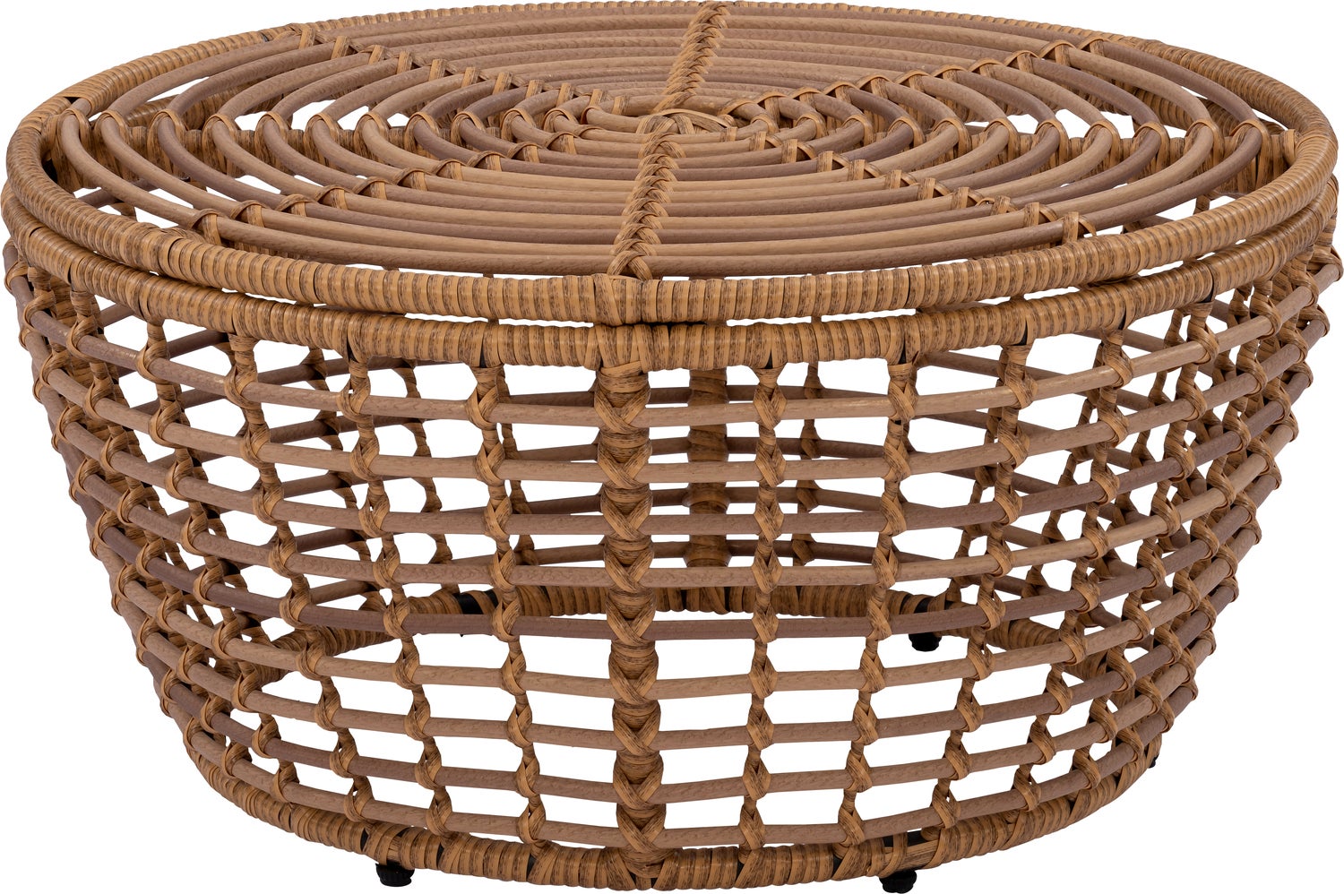Intratuin loungetafel Chicago naturel D 68 H 32 cm