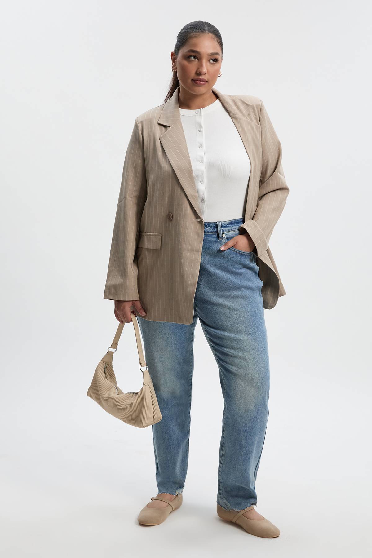 boohoo The Plus Mom Jean