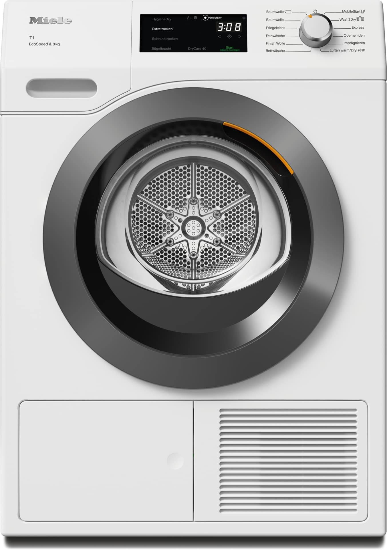 MIELE TCF770WP EcoSpeed&8kg Wärmepumpentrockner