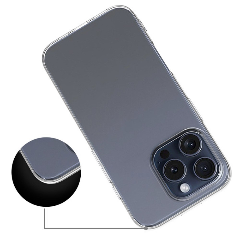 iPhone 16 Pro Gummi Case Hülle Slim Design 1.0 mm - Transparent
