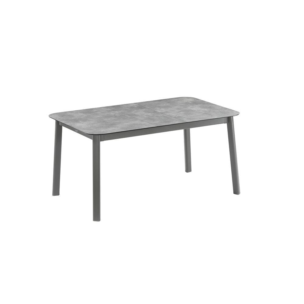 Gartentisch für 4 bis 6 Personen Oron HPL Grau Ciment-Titane