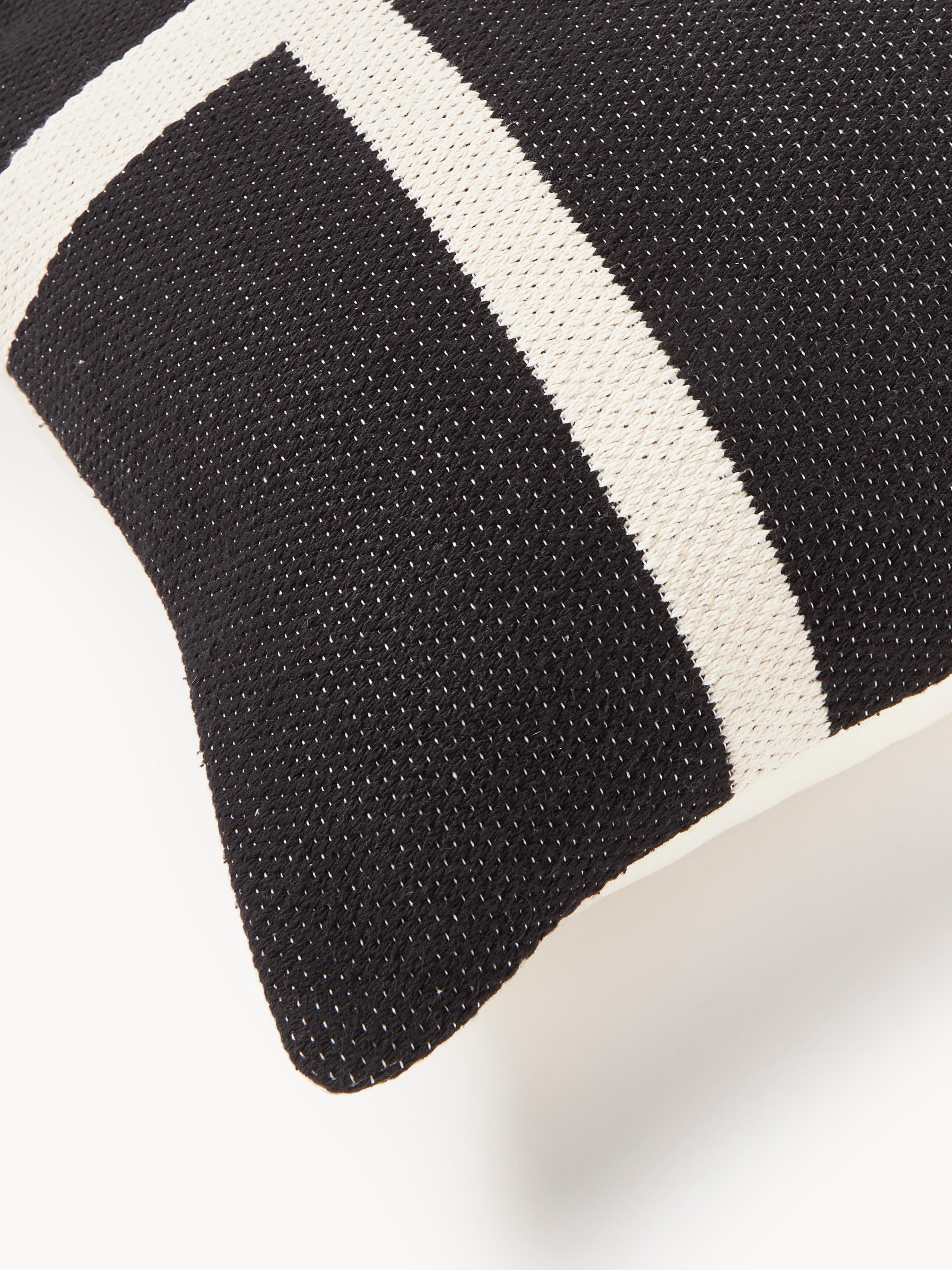 Handgeweven kussenhoes Asta met geometrisch patroon
