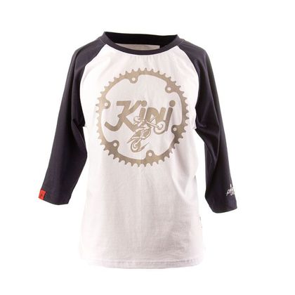 T-shirt manches longues Kini Red Bull RITZEL - Bleu / Blanc