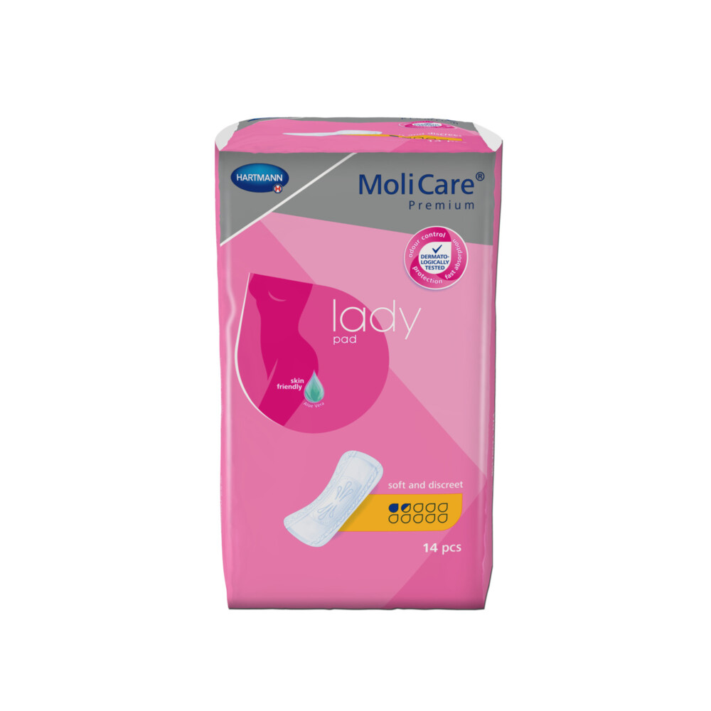 4x Molicare Premium Lady Pad 1.5 Druppels 252ml Absorptie14 stuks