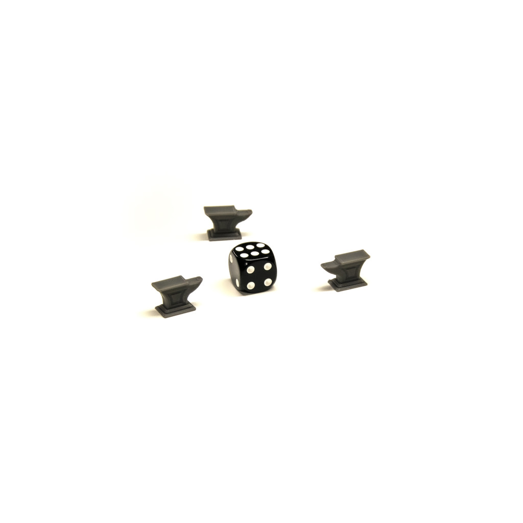 Jetons Enclumes miniatures - x5