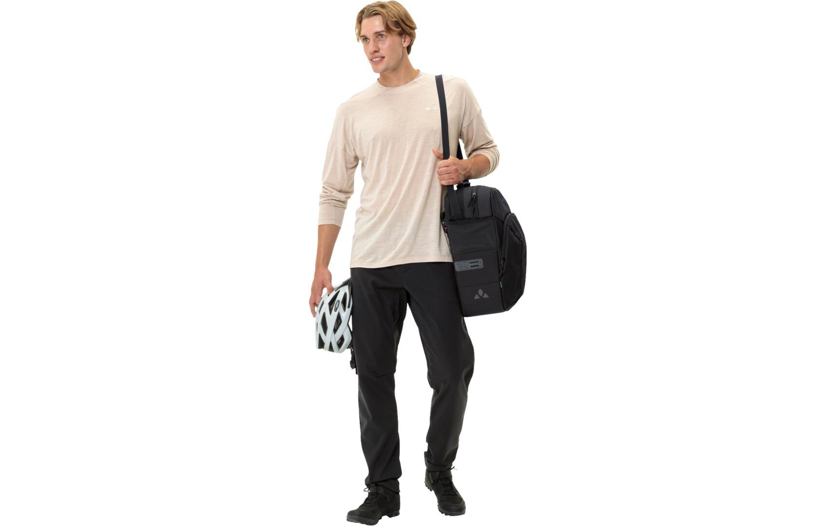 Hinterradtasche eBack Single, BlackPraktische Gepäckträgertasche für E-Biker