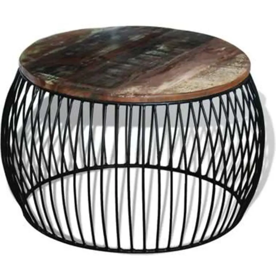 vidaXL - Salontafel - Bruin - Hout - 68 x 37 cm