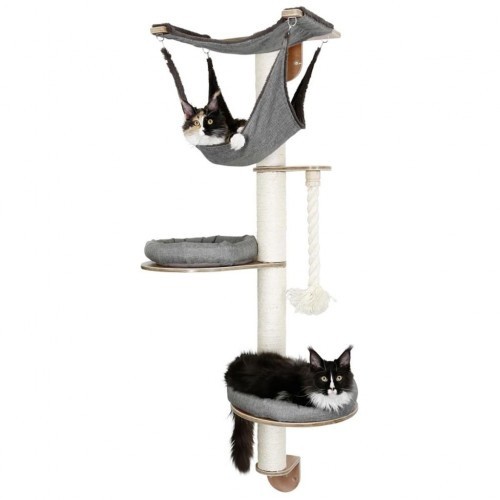Arranhador de parede cinza para gatos