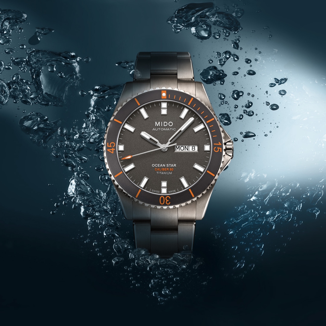 Mido Ocean Star Captain Automatik Titanium