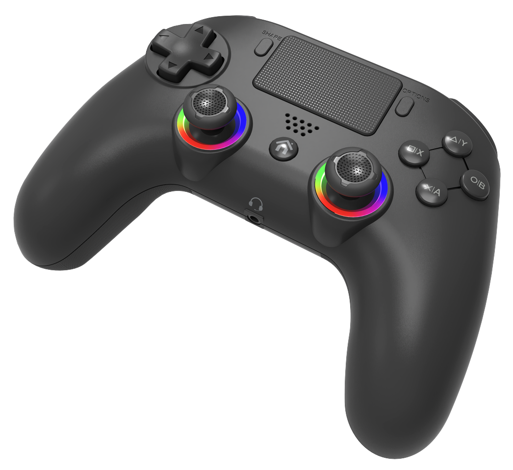 Subsonic Wireless Led Controller PS4 Black - PS4/PC