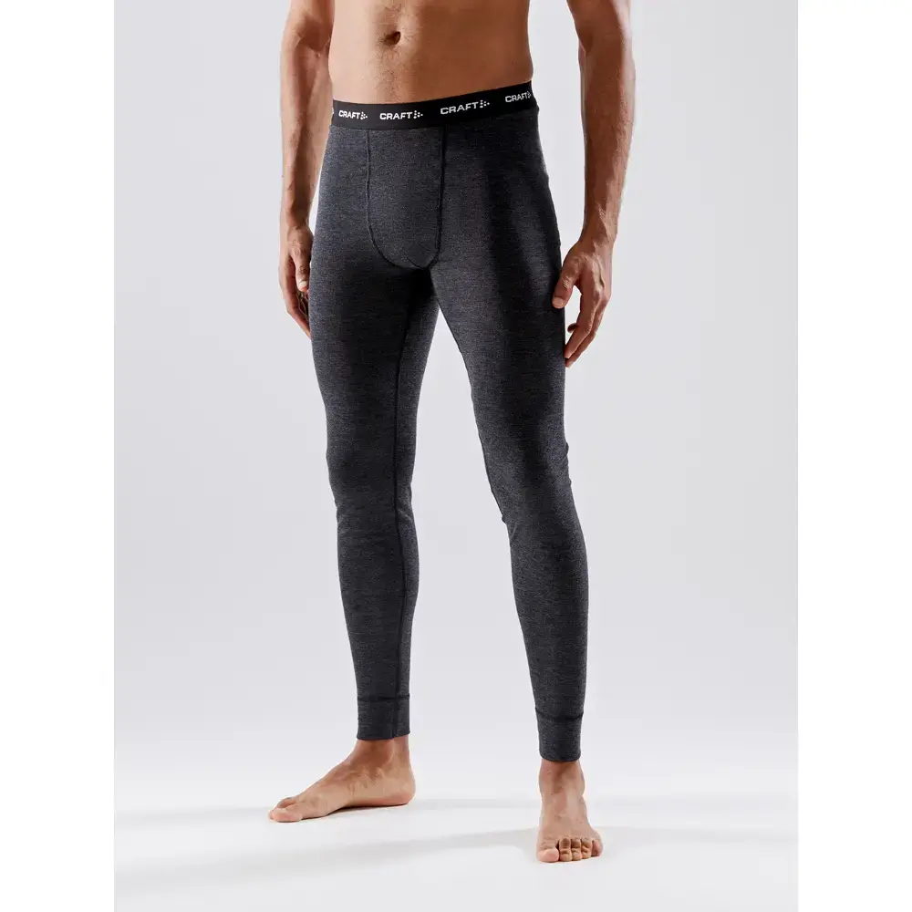 Craft CORE Wool Merino Thermobroek Lang Zwart Heren