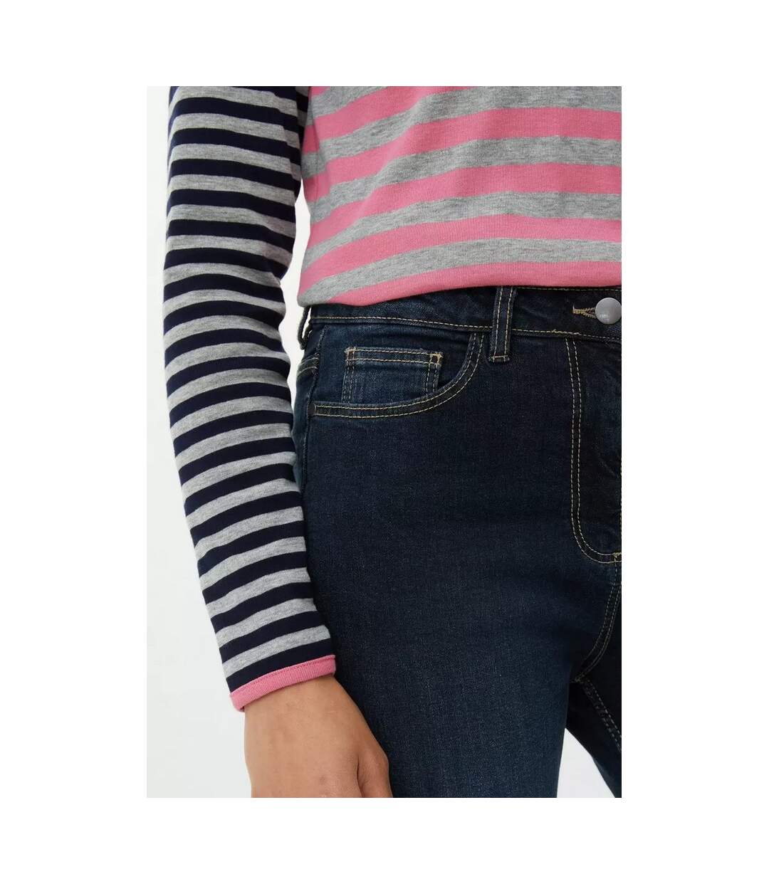 Maine - Jean - Femme (Bleu foncé délavé) - UTDH5704