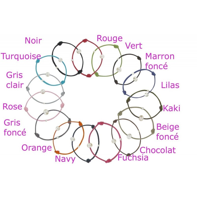 Bracelet Enfant La Perle Blanche des Petites Poulettes - Classics - Rose
