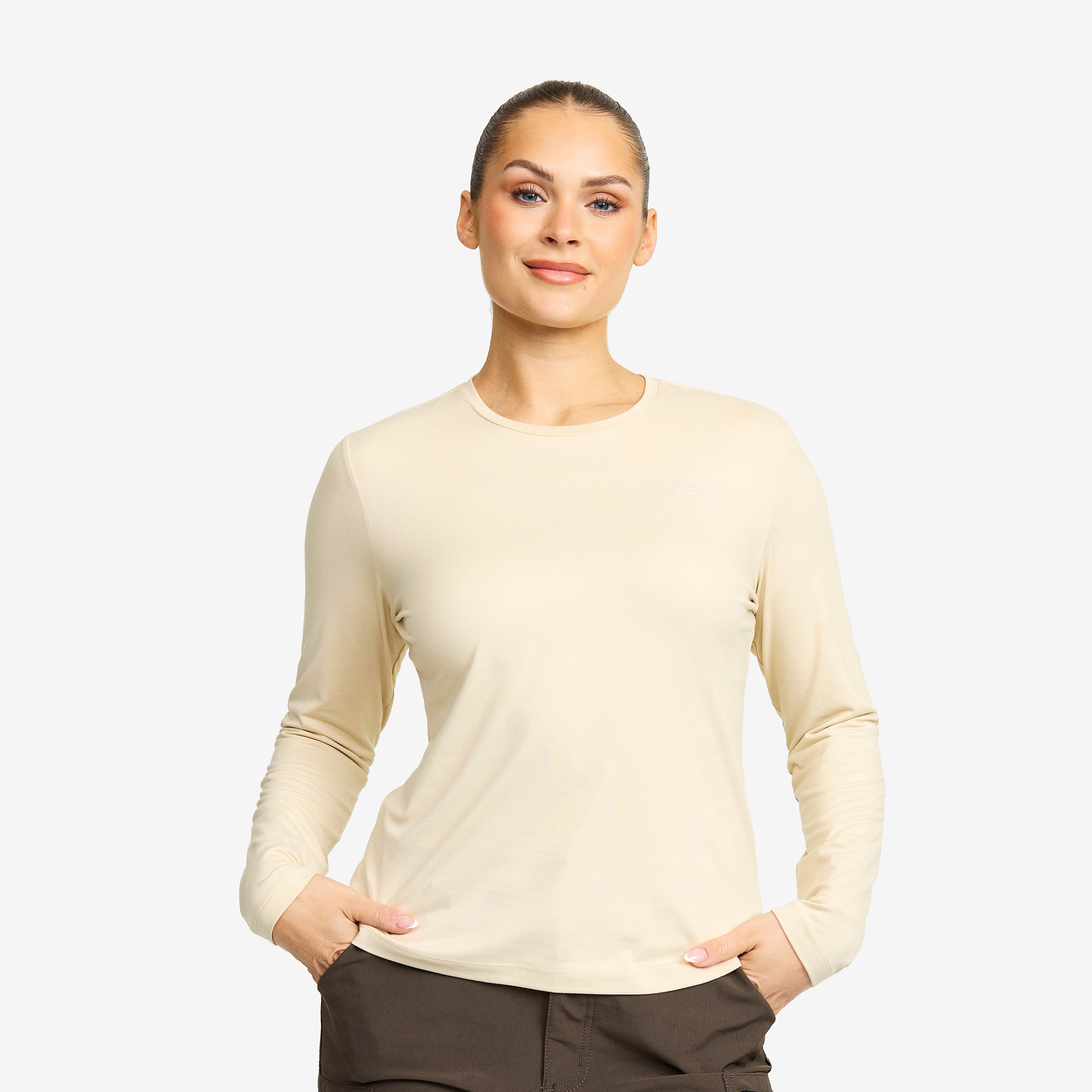 Mission Long-sleeved T-shirt Dame Oatmeal