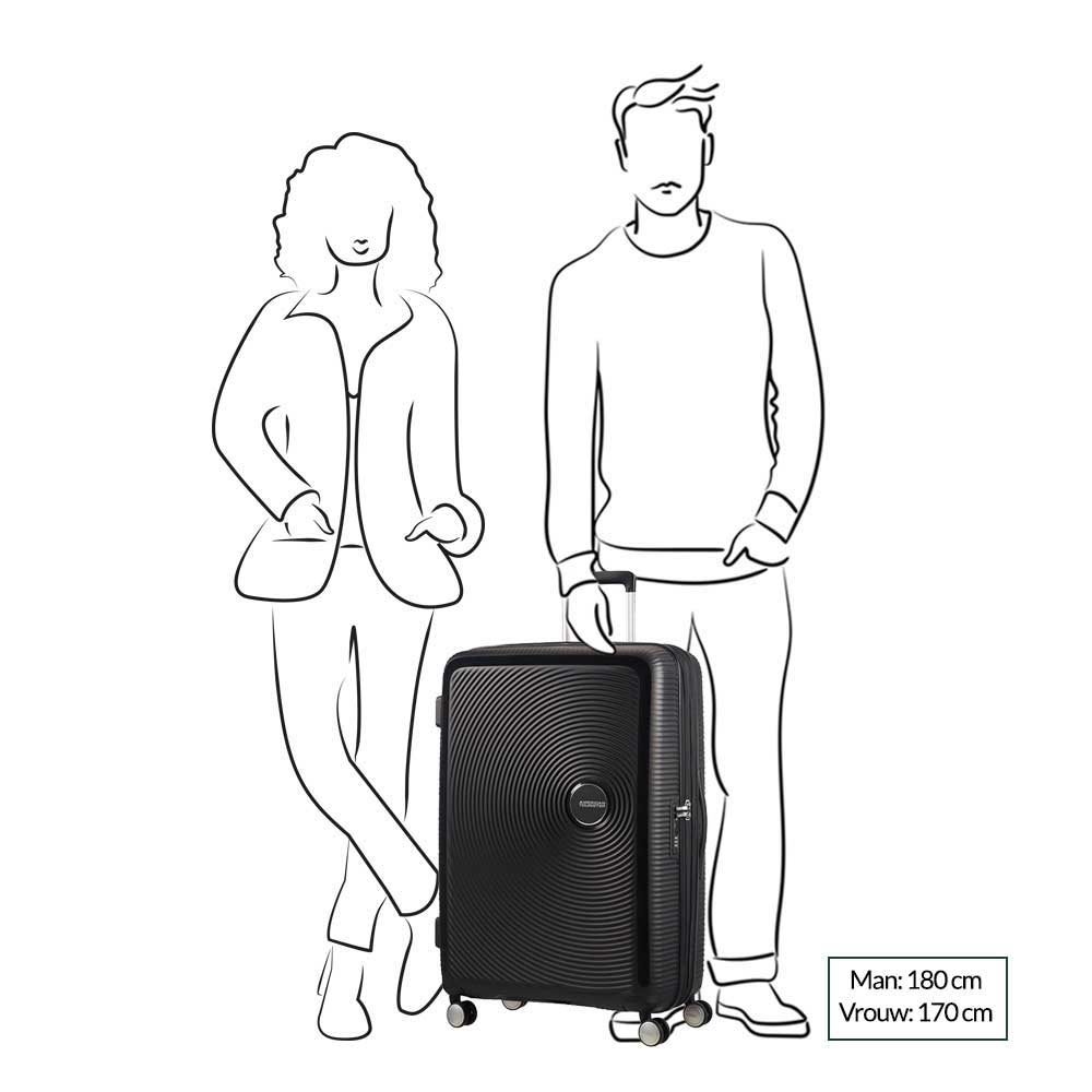 American Tourister Soundbox Spinner 77 Expandable golden yellow