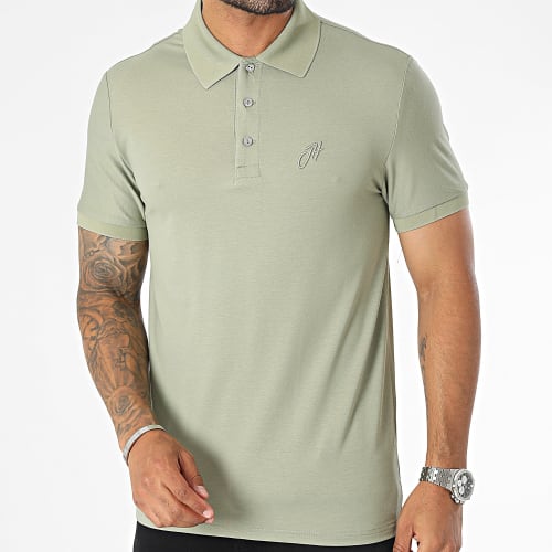 Polo Manches Courtes Vert Kaki