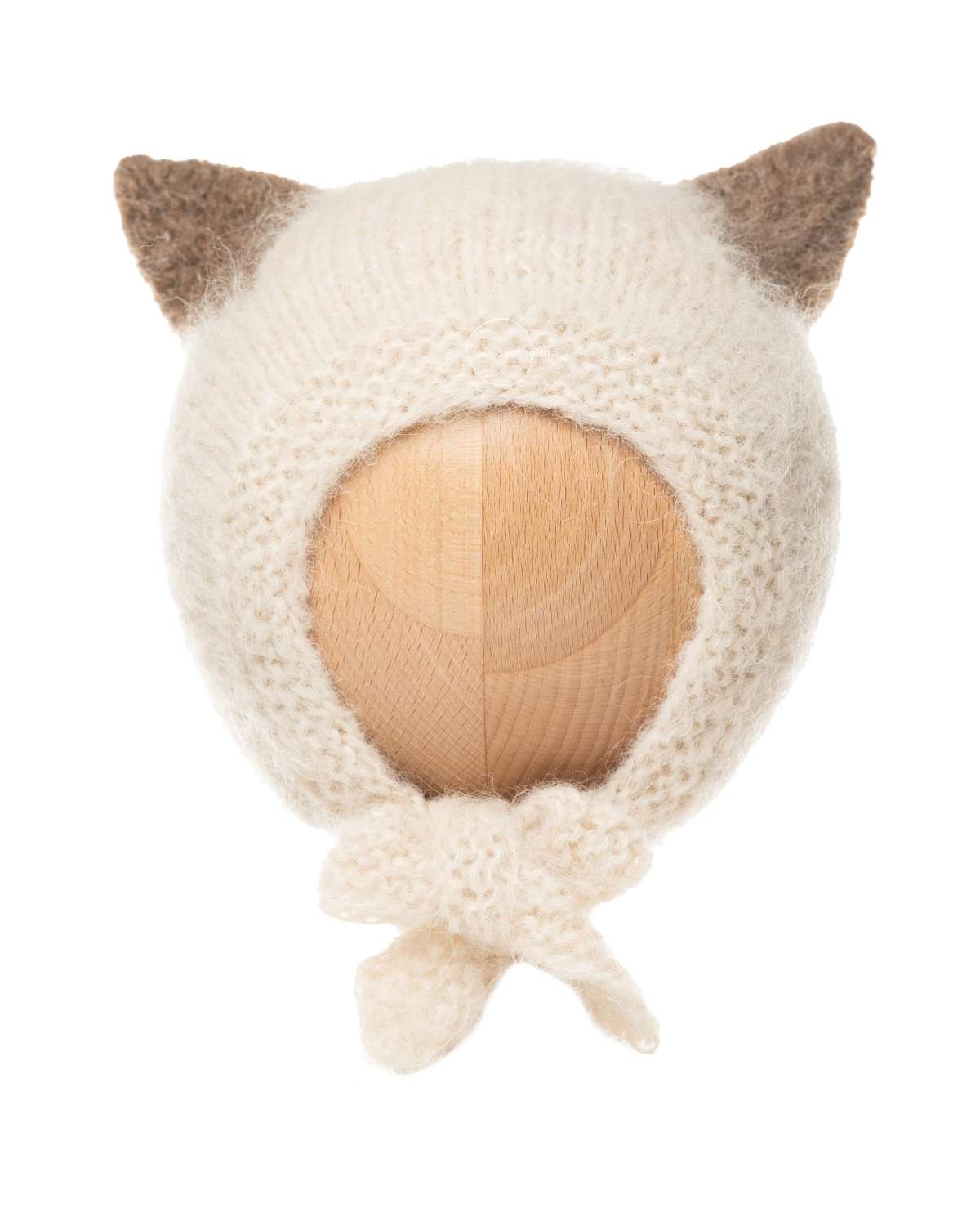 Ullue med Ører – Alpakka / Silke – Håndstrikket | Kitty Hat