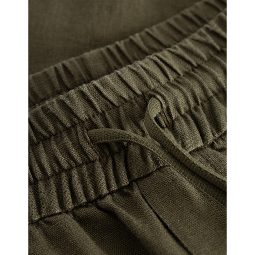 Les Deux Otto Linen Shorts, Olive Night, S