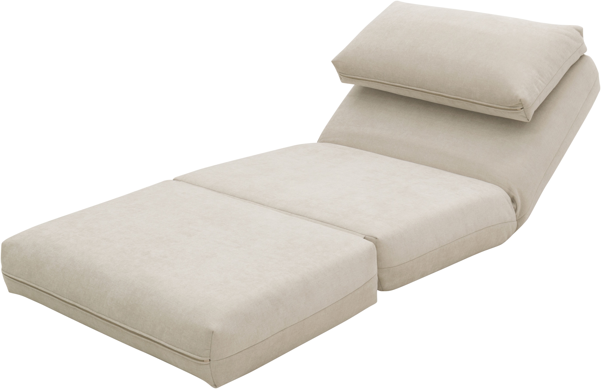 LeGer Home by Lena Gercke Sessel »Amara« Schlafsessel ausklappbar, Bettsessel, mit Rasterung