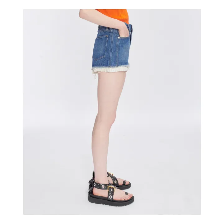 A.P.C. Collaboration A.P.C. x Natacha Ramsay Levi - Short Versailles Coton Bio | Bleu indigo