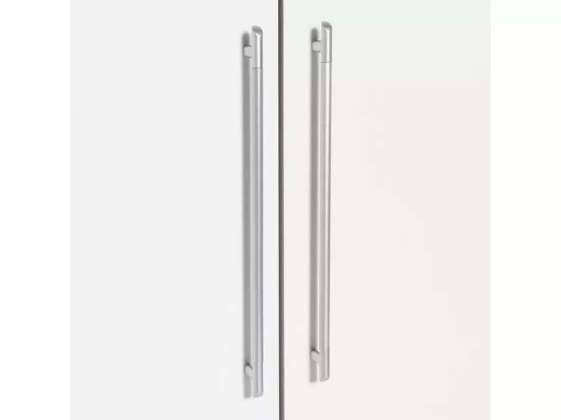 Armoire - Bois aggloméré chêne et blanc - Chambre - 144,6 cm
