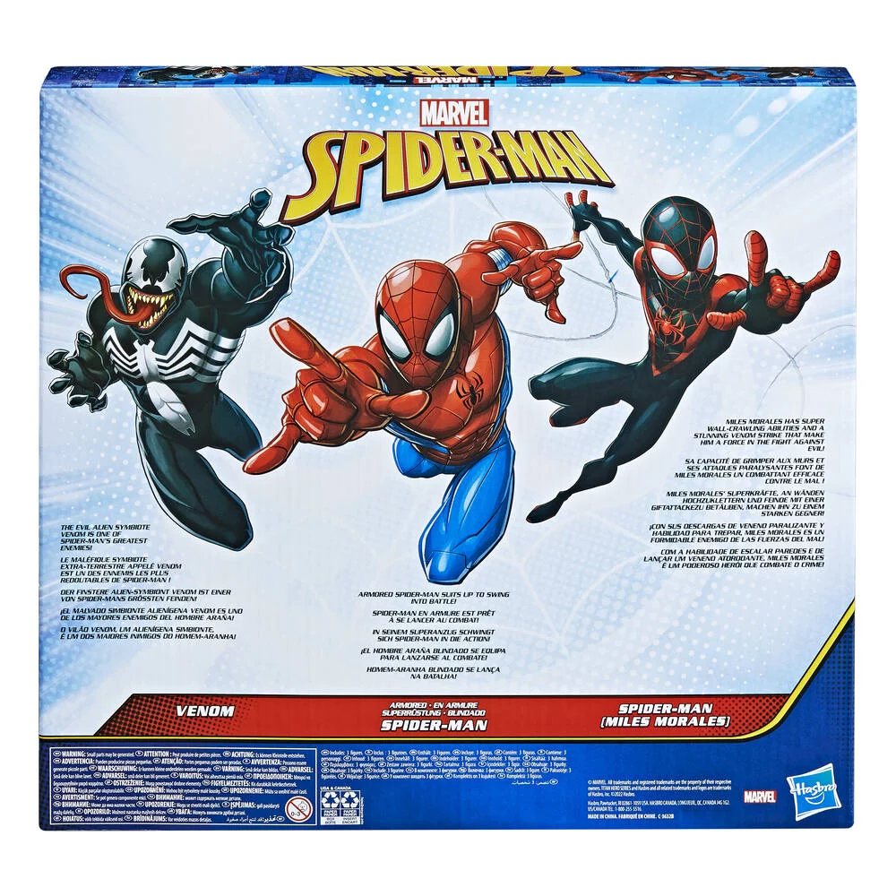 SPIDERMAN TITAN PACK DE 3 FIGURINES