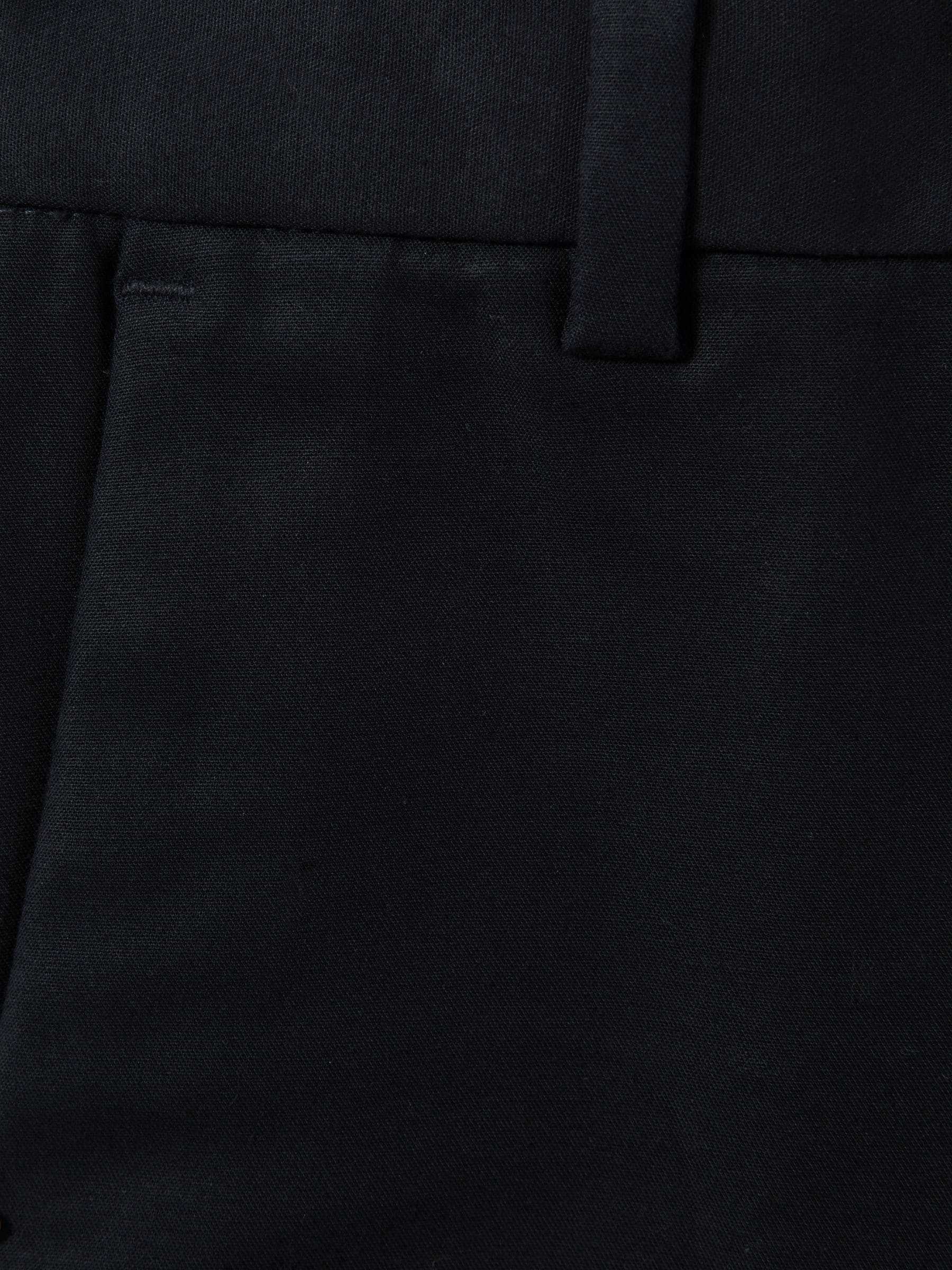 Marineblauw - Reiss Eastbury - Slim-fit chino van katoenmix