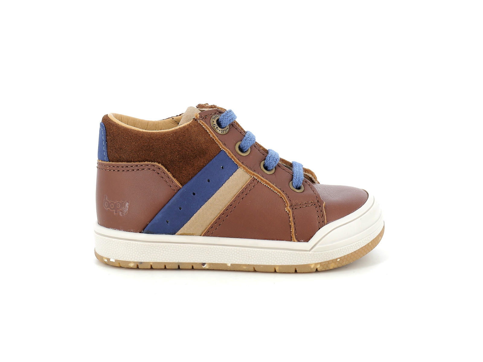 Bopy-RINKOU Cuir Marron Bleu