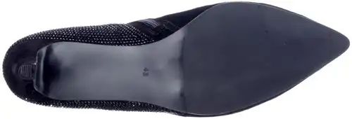 Babouche zwart K-Makia-117 - maat 43 enkellaars zwart - maat 43 Calandschoen