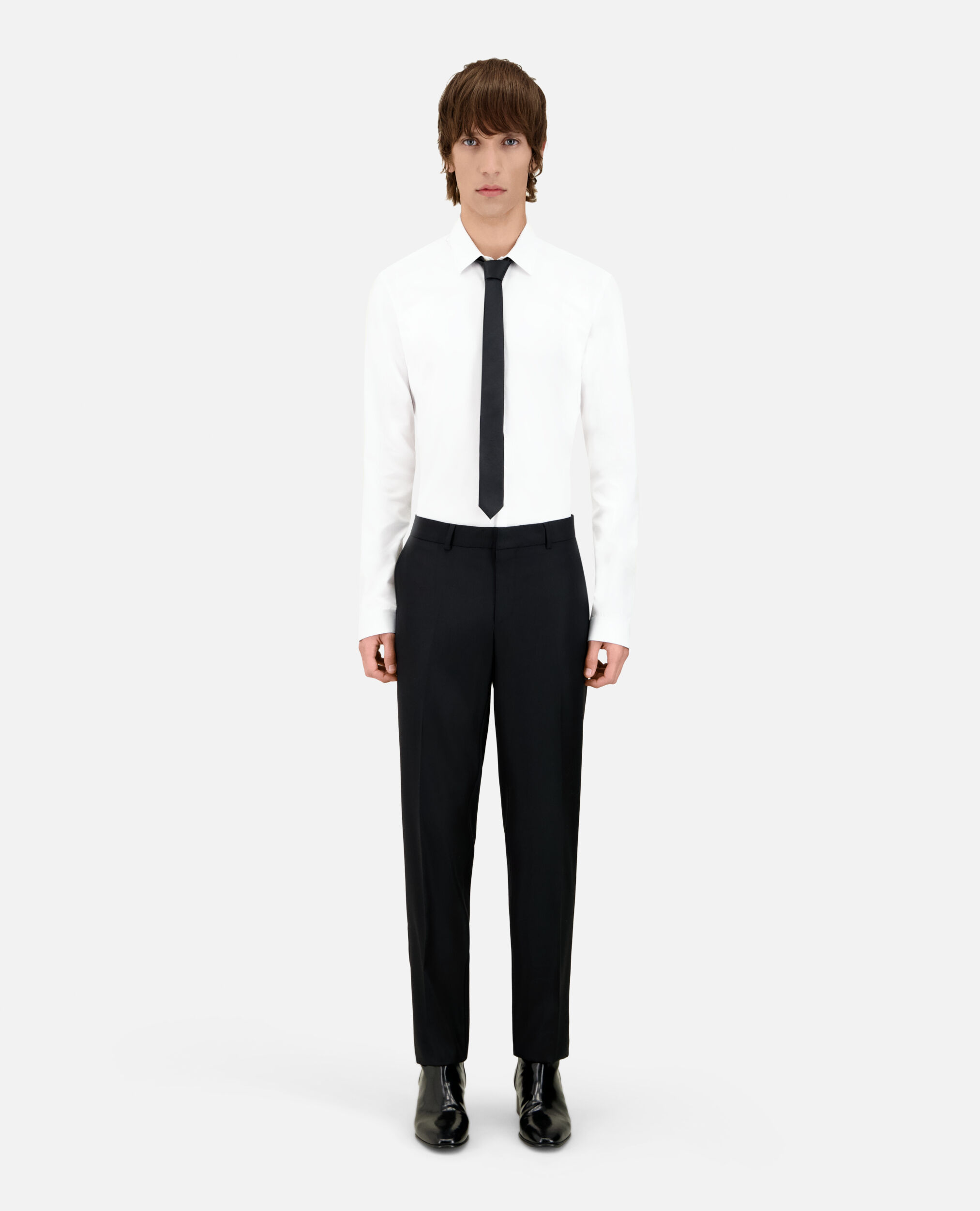 Pantalon de costume Super 100's en laine noir