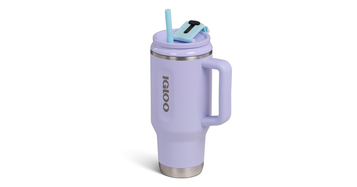 IglooFlip ‘n’ Sip Travel Mug 32 oz, 0,95 liter drinkfles  (Lila)