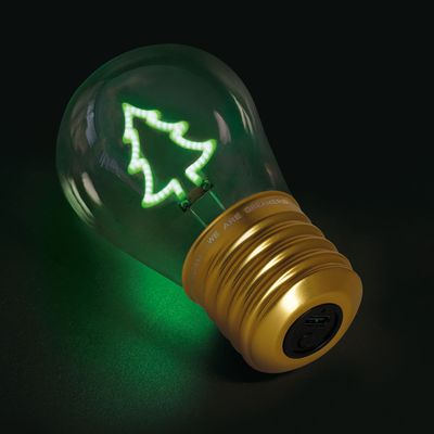 Lampe de table en forme d’ampoule xmas tree
