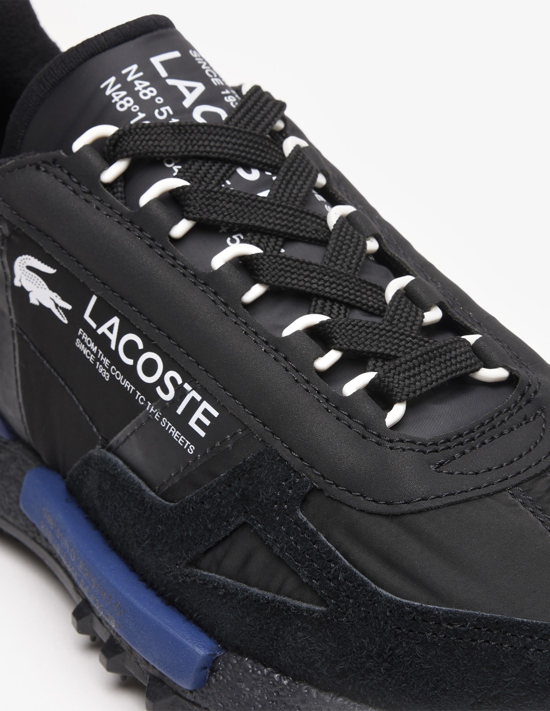 lacoste Sneakers Homme Elite Active Sma Noir/Bleu