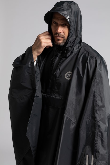 JAY-PI Regen-Poncho, Bikewear, wasserdicht, Kapuze