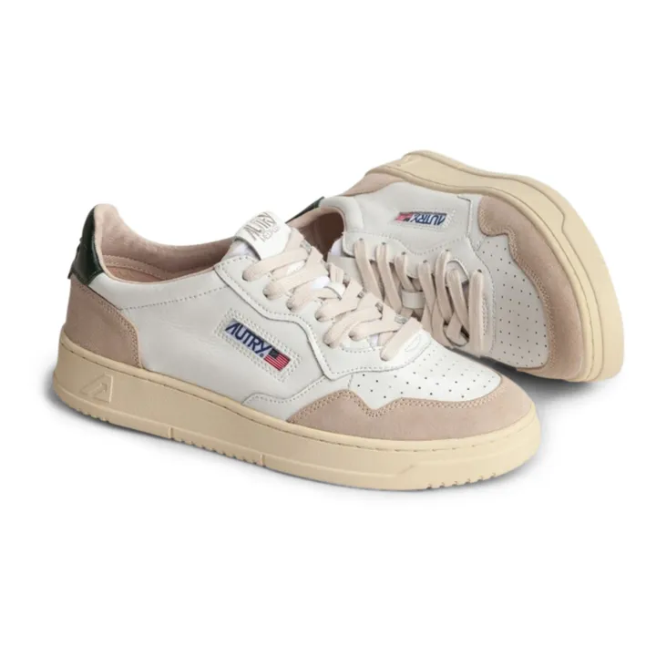 Autry Baskets Medalist Low Cuir/Suède | Vert foncé