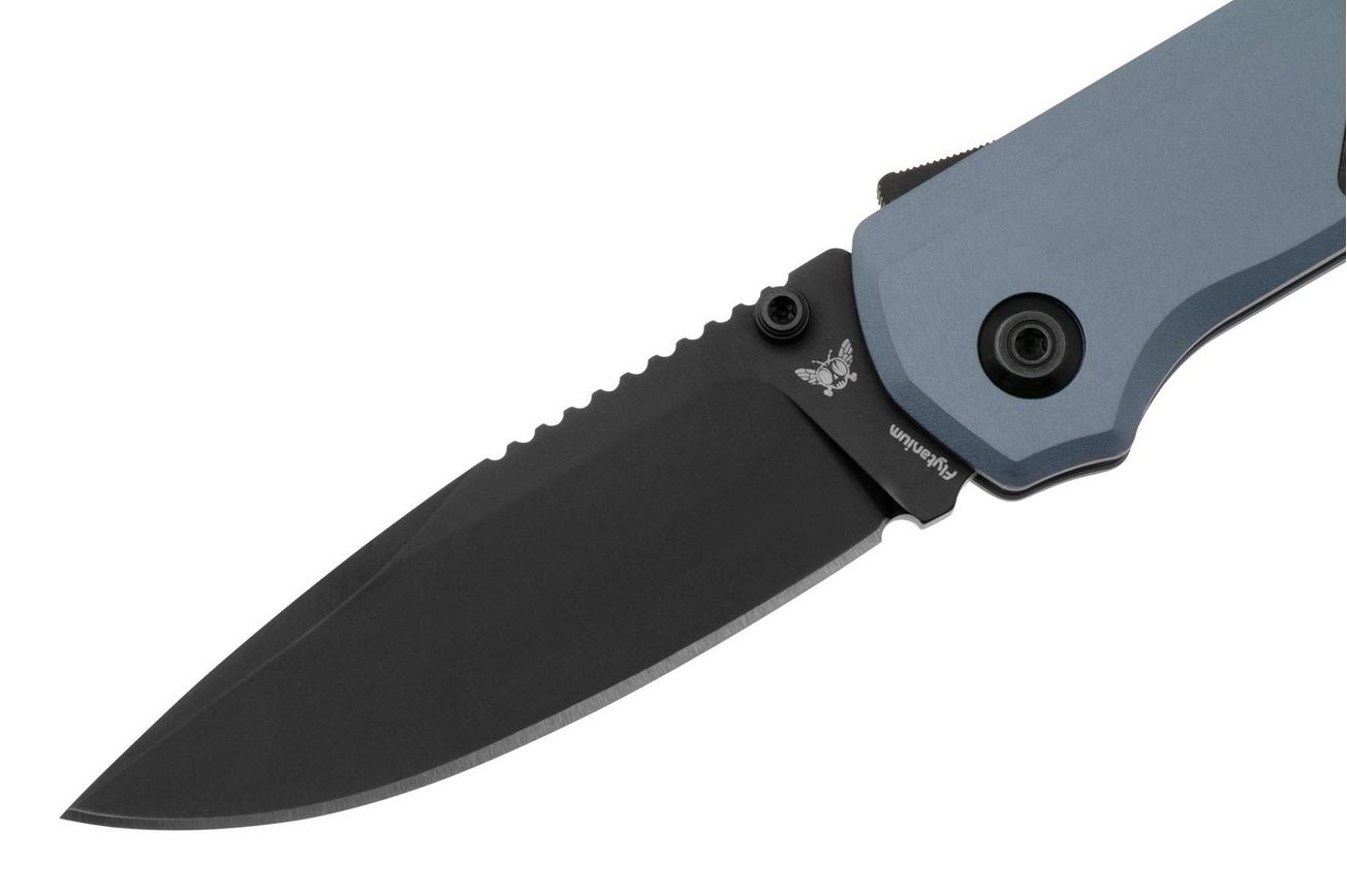 Flytanium Arcade Shark-Lock 1308 Black DLC, Blue Aluminum Carbon Inlay, zakmes