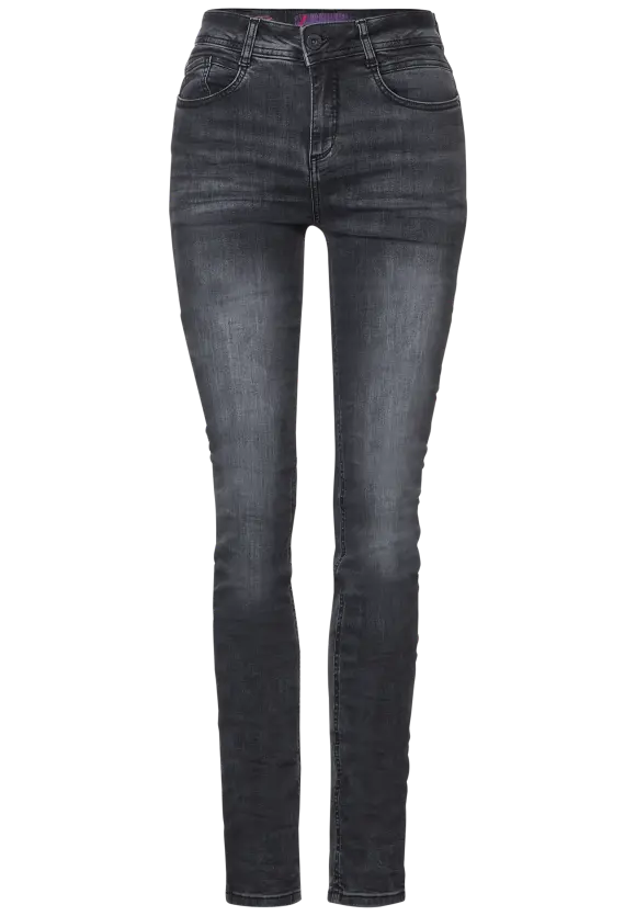 Casual Fit Jeans - steel grey netwash
