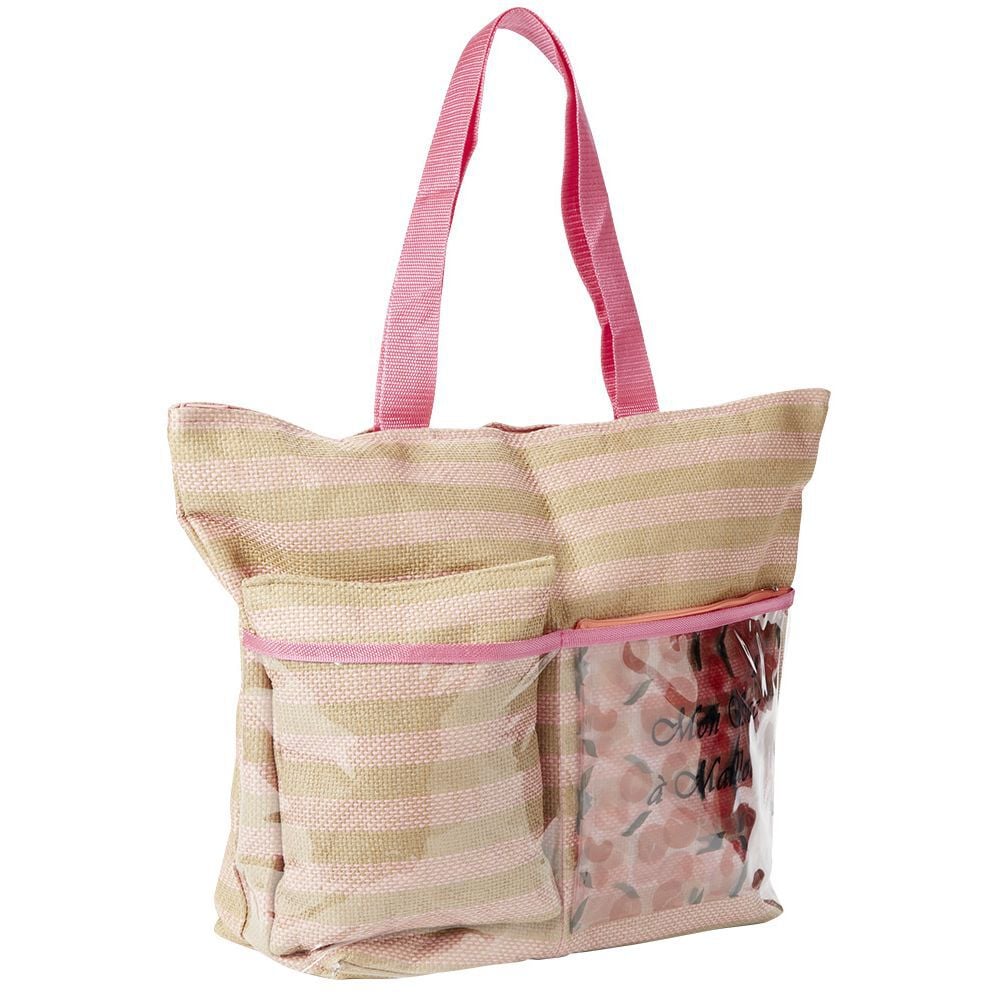 Sac de plage + coussin + pochette pour maillot