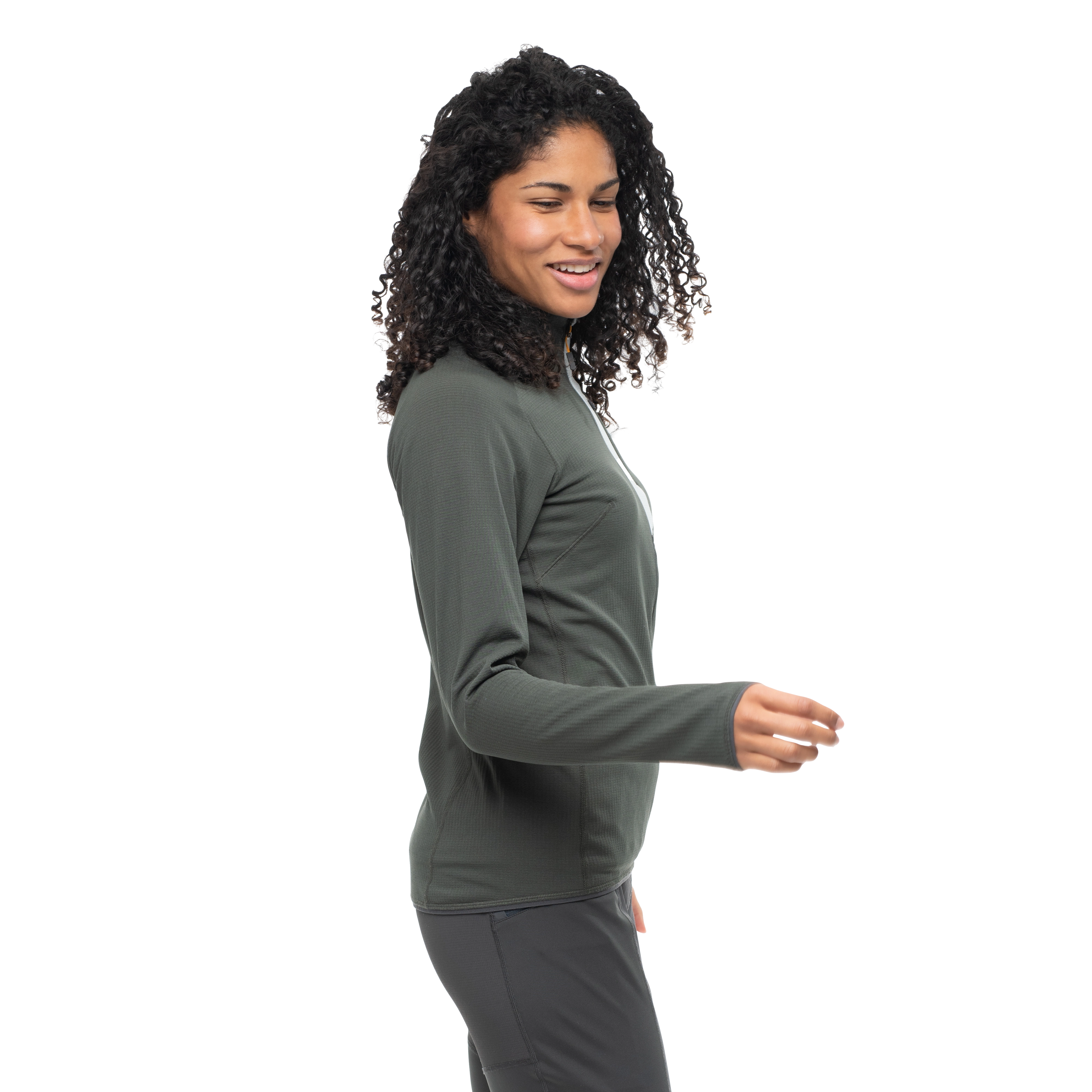 Y LightLine Essence Midlayer Jacket Women Dark Shadow Grey