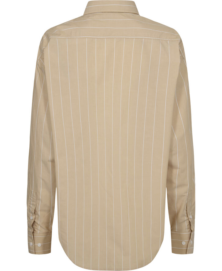 Filippa K Stripe Poplin Shirt Dark yello