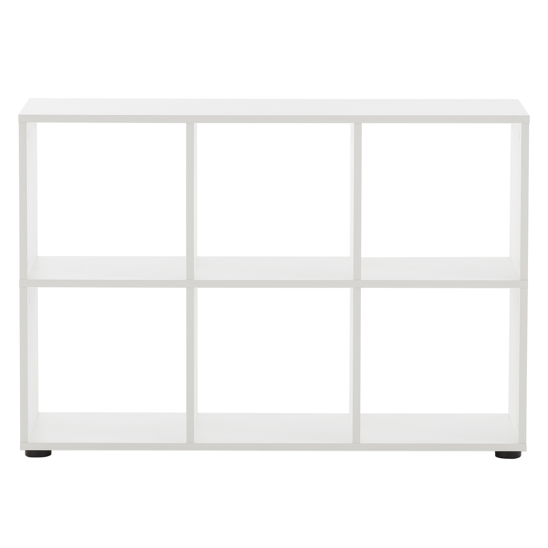 Eck-Schreibtisch - weiß - mit Regal - 150 cm